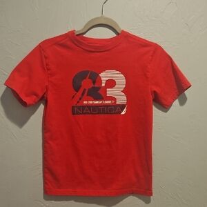 Nautica Kids Red Graphic Tee